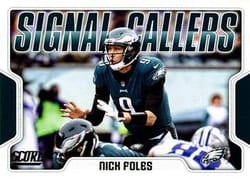 2018 Score Signal Callers Nick Foles #8 card