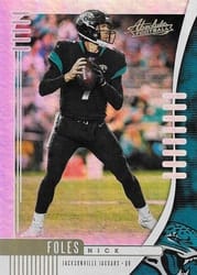 2019 Panini Absolute Base Set Nick Foles #35 card
