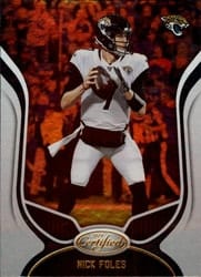 2019 Panini Certified Base Set Nick Foles #31 card