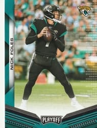 2019 Panini Playoff Base Set Nick Foles #61 card