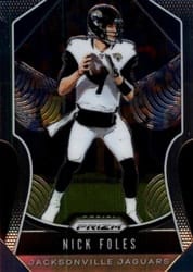 2019 Panini Prizm Base Set Nick Foles #153 card