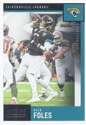 2020 Score Base Set Nick Foles #107 card