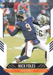 2021 Score Base Set Nick Foles #121 card