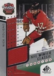 2025-26 SP Game Used 2025 Winter Classic Fabrics Nick Foligno #WCF-5 card