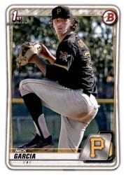 2020 Bowman Draft Base Set Nick Garcia #BD-90 card