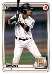 2020 Bowman Draft Base Set Nick Gonzales #BD-81 card
