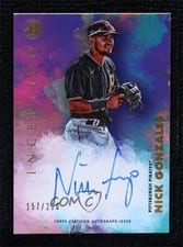 2021 Bowman Inception Autographs Nick Gonzales #PA-NG card