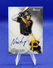 2021 Bowman Sterling Prospect Autographs Nick Gonzales #BSPA-NG card