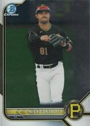 2022 Bowman Chrome Prospects Nick Gonzales #BCP-77 card