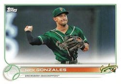 2022 Topps Pro Debut Base Set Nick Gonzales #PD-97 card