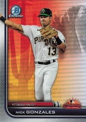 2023 Bowman Chrome 2022 AFL Fall Stars Nick Gonzales #AFLS-11 card