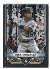 2024 Bowman Sterling Base Set Nick Gonzales #BSR-7 card