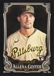 2024 Topps Allen & Ginter X Base Set Nick Gonzales #26 card