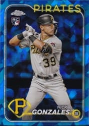 2024 Topps Chrome Sapphire Edition Base Set Nick Gonzales #168 card