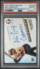 2024 Topps Pristine Personal Endorsements Autographs Nick Gonzales #PEA-NG card