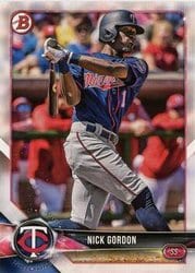 2018 Bowman Draft Base Set Nick Gordon #BD-74 card