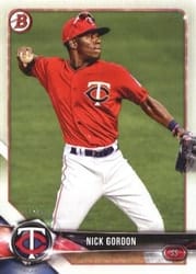 2018 Bowman Prospects Nick Gordon #BP49 card