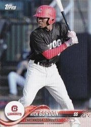 2018 Topps Pro Debut Base Set Nick Gordon #184 card