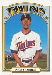 2021 Topps Heritage Base Set Nick Gordon #652 card