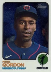 2022 Topps Heritage Chrome Nick Gordon #599 card