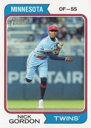 2023 Topps Heritage Base Set Nick Gordon #158 card