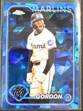 2024 Topps Chrome Update Sapphire Edition Base Set Nick Gordon #USCS71 card