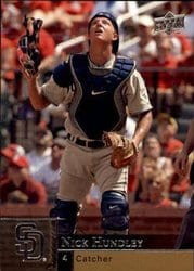 2009 Upper Deck Base Set Nick Hundley #836 card