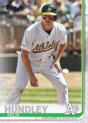 2019 Topps Update Base Set Nick Hundley #US195 card