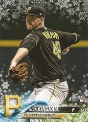 2018 Topps Holiday Base Set Nick Kingham #HMW120 card