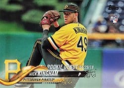 2018 Topps Update Base Set Nick Kingham #US9 card