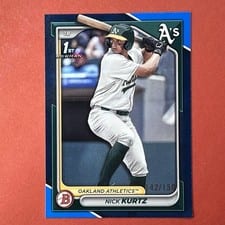 2024 Bowman Draft Base Set Nick Kurtz #BD-56 card