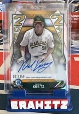 2024 Bowman Draft Class of 2024 Autographs Nick Kurtz #C24-NK card