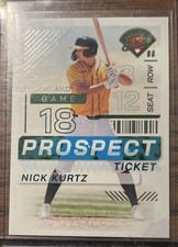 2024 Panini Prospect Edition Base Set Nick Kurtz #143 card