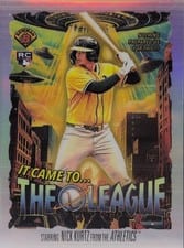 2025 Bowman Chrome It Came to the League Nick Kurtz #IT-16 card