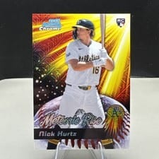 2025 Bowman Chrome Meteoric Rise Nick Kurtz #MR-7 card