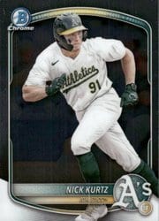 2025 Bowman Chrome Prospects Nick Kurtz #BCP-114 card