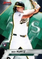 2025 Bowman's Best Base Set Nick Kurtz #42 card