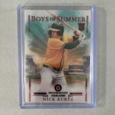 2025 Panini Boys of Summer Base Set Nick Kurtz #40 card