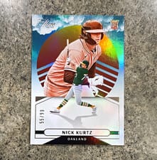2025 Panini Three and Two On The Horizon Nick Kurtz #6 card