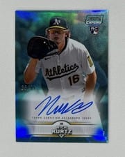 2025 Stadium Club Chrome Autographs Nick Kurtz #SCCA-NK card