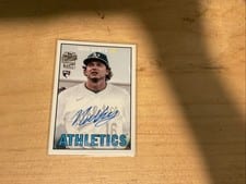 2025 Topps Archives Fan Favorite Autographs 1967 Nick Kurtz #67FFA-NK card