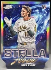 2025 Topps Cosmic Chrome Stella Nova Nick Kurtz #SN-18 card