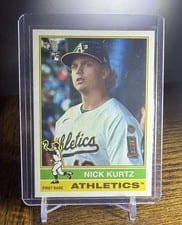 2025 Topps Heritage High Number Nick Kurtz #706 card
