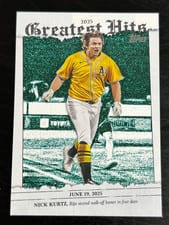 2026 Topps 2025 Greatest Hits Nick Kurtz #GH-23 card