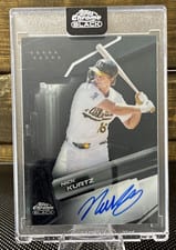 2026 Topps Chrome Black Autographs Nick Kurtz #CBA-NK card