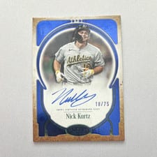 2026 Topps Tier One Prime Performers Autographs Nick Kurtz #PPA-NK card