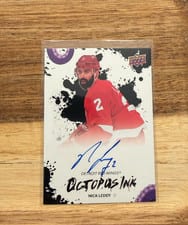 2025-26 Upper Deck Detroit Red Wings Centennial Octopus Ink Nick Leddy #OI-NL card