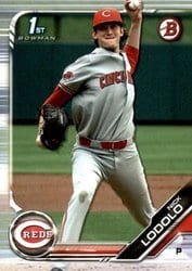 2019 Bowman Draft Base Set Nick Lodolo #BD-189 card