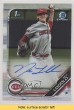 2019 Bowman Draft Chrome Picks Autograph Nick Lodolo #CDA-NL card