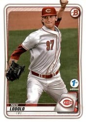 2020 Bowman 1st Edition Base Set Nick Lodolo #BFE-39 card